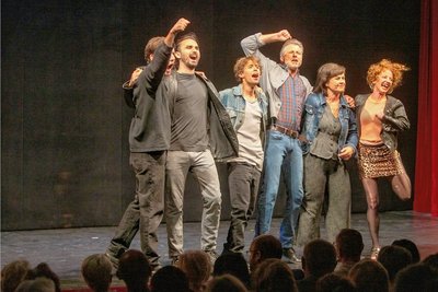 Szene aus "Das letzte Schiff", ein Schauspiel mit Musik und Liedtexten von Sting. 