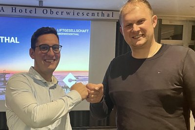 Verhandlungspartner: LGO-Chef Constantin Gläß (l.) und Bürgermeister Jens Benedict bei einer früheren Veranstaltung.
