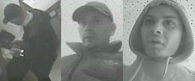 Die veröffentlichten Fotos zeigen die Täter bei der Manipulation des Geldautomaten in Chemnitz am 31. März.