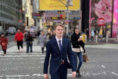 Lukas Hässner in New York.