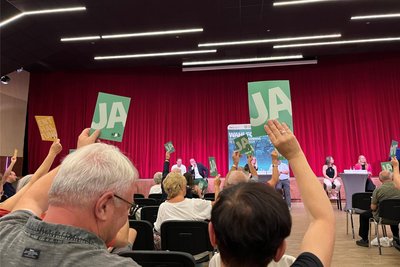 Stimmen die eigenen Ansichten mit denen eines Kandidaten überein? Beim Wahlforum der Landeszentrale für politische Bildung konnten das Publikum sich einen Eindruck davon verschaffen.
