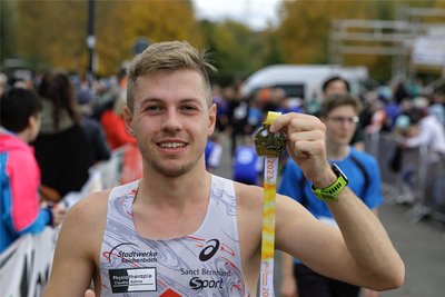 Lokalmatador Tom Förster entschied das 10-Kilometer-Rennen für sich.