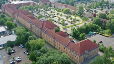 Der Landkreis belegt im Verwaltungszentrum die Häuser vier, fünf, sieben und neun. Wie lange noch? 