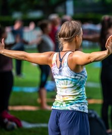 Yoga und Fitness-Kurse standen nahezu täglich auf dem Programm. 