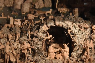 Verborgen: Sogenannte Kastenkrippen - eine böhmische Tradition.