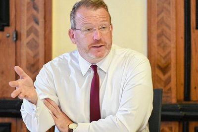 Freibergs Oberbürgermeister Sven Krüger. 