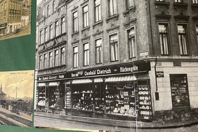 Porzellan, Glas und mehr in Hülle und Fülle. Das gab’s im Haushaltwarengeschäft Oswald Dietrich an der Zwickauer Straße, Ecke Albertistraße. An dem Laden sollte die Bahnstrecke entlangführen. Später war dort die Sport-HO drin.