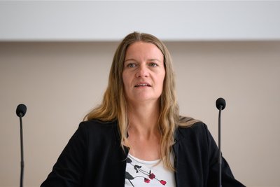 Die Grünen-Landesvorsitzende Christin Furtenbacher spricht nach dem Beben von einem Spagat zwischen der reinen Lehre und pragmatischer Regierungspolitik.