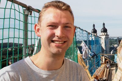 Zimmerermeister Lucas Neidhardt.