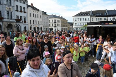 Zu den Aktionstagen „Oelsnitz 2.0 - Sperken können mehr“ (Foto von 2022) gab es auch einen Tag der Wirtschaft.
