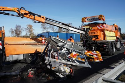 Die A 72 wurde gesperrt. 