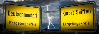 Gewitterstimmung im Spielzeugwinkel. 
