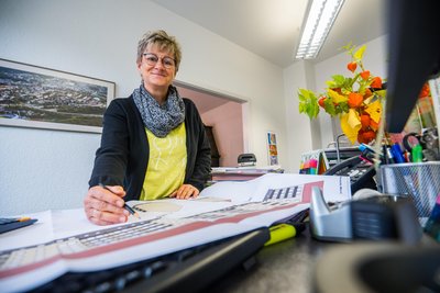 Die Geschäftsführerin der Auer Wohnungsbaugesellschaft, Katrin Forner.
