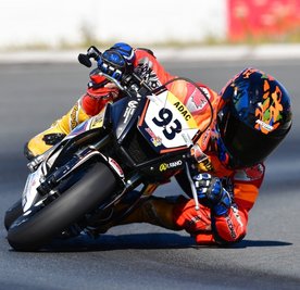 Jason Rudolph aus St. Egidien beendete in der Top-Klasse beide Rennen in Mülsen am Wochenende als Sieger. 