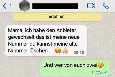 Das war der kurze Chatverlauf, der sofort misstrauisch gemacht hat.