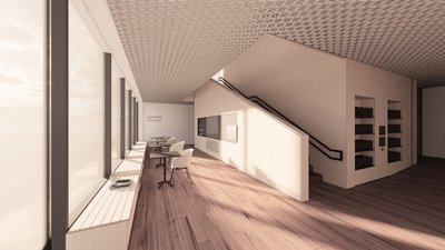 Am neuen Standort der Stadtbibliothek soll in die unteren Etage die Erich-Loest-Ausstellung zu Leben und Schaffen des Mittweidaer Ehrenbürgers einziehen, die 2011 im Stadtmuseum eröffnet wurde.