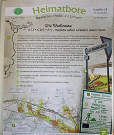 Ausgabe zur Westtrasse.