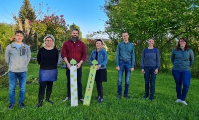 Das sind die Gründungsmitglieder des Niedersteinbacher Nistplatz-Vereins: Marcel Tischer, Kathrin Leberecht, Michael Börnig, Kerstin Gluthmann, Oliver Flemming, Claudia Mann und Sandra Tröger (v. l.). 