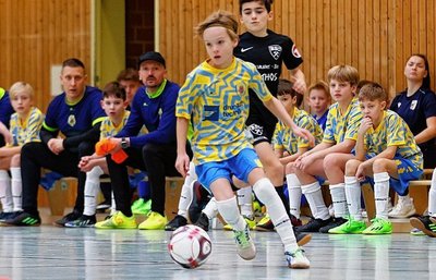 Die Gastgeber von Kineticsoccer mit den bunten Trikots hatten als Team ein tolles Turnier. 