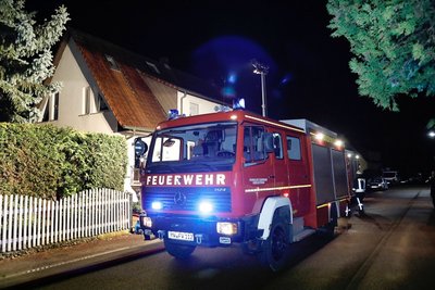 Schuppen in Niederlichtenau brennt komplett nieder.