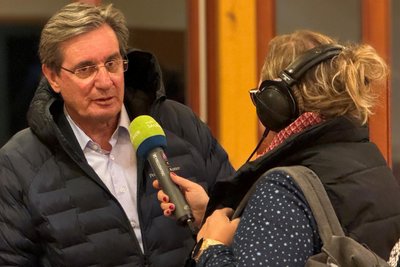 Rainer Gläß ist bei seinen Auftritten in Oberwiesenthal stets ein begehrter Gesprächspartner.