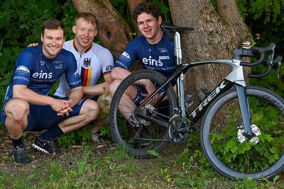 Stefan Bötticher, Joachim Eilers und Paul Schmidt (v. l.) vertreten bei den Meisterschaften die Chemnitzer Farben im Sprint. 