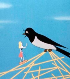  "Däumelinchen" als animierte Märchenadaption. 