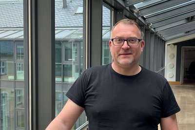 Der Mann der Zahlen im Zschopauer Rathaus: Thomas Scheumann.