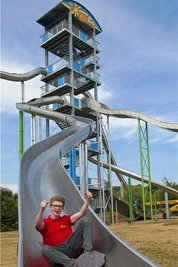 Noch bis zum 1. April wird es dauern, bis die Riesenrutsche im Sonnenlandpark Lichtenau und die anderen Attraktionen der Anlage wieder genutzt werden können. 