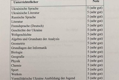 Hinter allen Schulfächern steht das hart erkämpfte „Sehr gut“ eines strebsamen Menschen, der schon als Kind ein Ziel hatte.