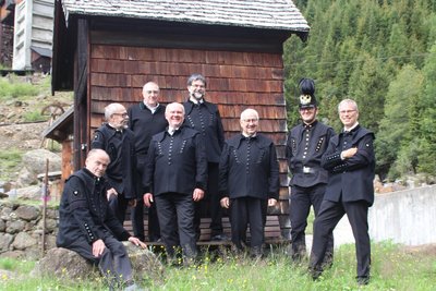 Die Freiberger Bergsänger waren zu Gast beim Bergmannsfest in Südtirol.