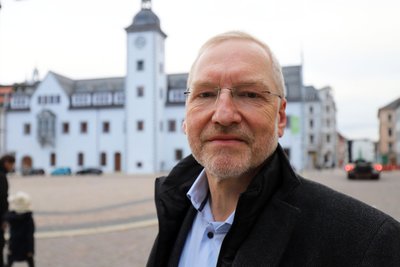 Professor Armin Müller vom Bündnis „Freiberg für alle“.