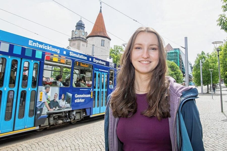 "Sachsen ist schön und Plauen auch", sagt Madita Winkler. Sie hat oft in der Stadt zu tun. 