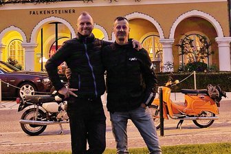 500 Kilometer mit Simson und MZ durch Kroatien: Limbach-Oberfrohnaer erkunden Europa auf zwei Rädern - Auf einer Simson-Schwalbe und einer MZ machen Toni Naumann und Ronald Schmidt regelmäßig Urlaubstouren.