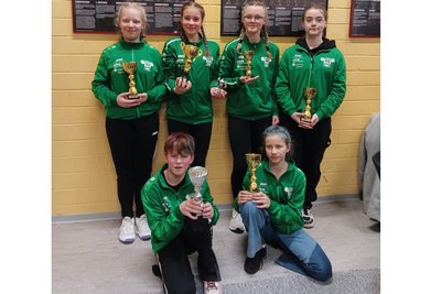 Das erfolgreiche Rodewischer Team beim Finale in Dresden.