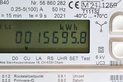 Durch Stromzähler weiß der Netzanbieter, wie viel Strom der Kunde verbraucht hat.