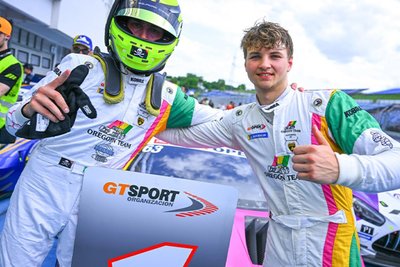 Für das Oregon Team in der International GT Open holten Simon Primm (r.) und Leonardo Pulcini auf dem Hungaroring einen Sieg.