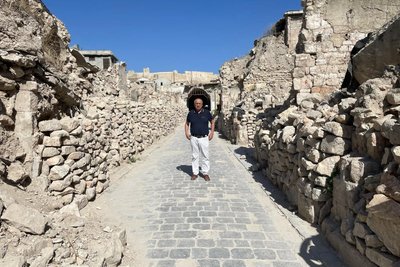 Saad Baradiy in Aleppo, seiner Heimatstadt.