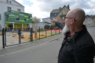 Roland Wegener, der Bauamtsleiter der Stadt Thalheim. Die sanierte Kita „Kinderland“ in der Gartenstraße ist eines seiner Lieblingsprojekte.
