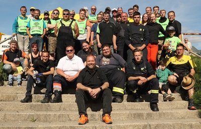 Hatten keinen leichten Job bei der Hitze: die vielen Helfer des AMC Annaberg, die den Ausrichtern und Startern die guten Bedingungen ermöglichten.