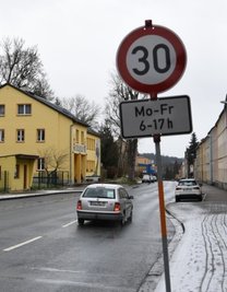 War zuletzt ein Politikum: die vom Oelsnitzer Stadtrat beschlossene Tempobegrenzung.