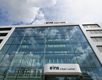 Die neue Firmenzentrale von Eins. Der Versorger gab nun bekannt, dass er in Siegmar kein Müllkraftwerk errichten will.