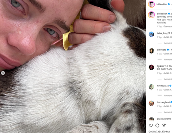 Superstar Billie Eilish (21) nahm jetzt auf Instagram Abschied von ihrer Hündin Pepper.