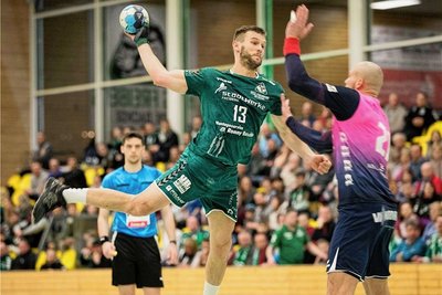 Knoten geplatzt: Martin Schettler war beim 34:32 gegen Jena mit acht Toren bester HSG-Werfer und einer der Matchwinner. 