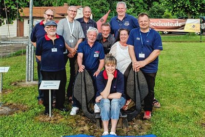 Reinsberg erlebt das 56. Treffen der DSR-Seeleute. Der Vereinsvorstand, der sich Schiffsrat nennt.