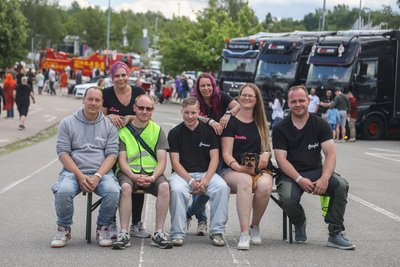 Die Veranstalter Marcel Umlawski, Selina Kolena, Ron Mahler, Jannick Kolena, Dana Schwarzer, Christin Umlawski und Dominik Stief.