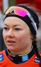 Langläuferin Anne Winkler.