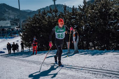 Jonas Müller, hier während der Olympischen Jugendspiele, stand in Italien zweimal auf dem obersten Podest – im Einzel und mit der Staffel.