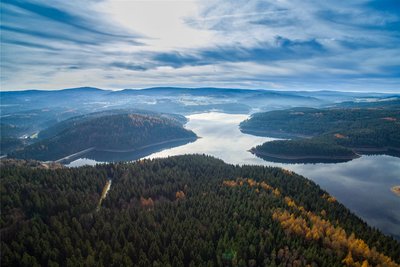 Die größte Talsperre im Erzgebirgskreis in Eibenstock ist derzeit zu 85 Prozent gefüllt.