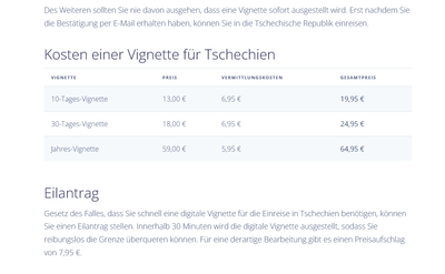 Völlig überteuerte Preise, aber legal. Die offiziellen Preise sind auf dieser Seite korrekt extra ausgewiesen. Dazu kommt eine saftige Bearbeitungsgebühr.